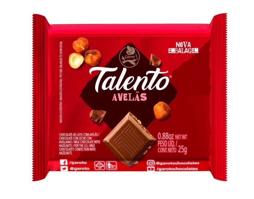 Talento Avelãs 25g