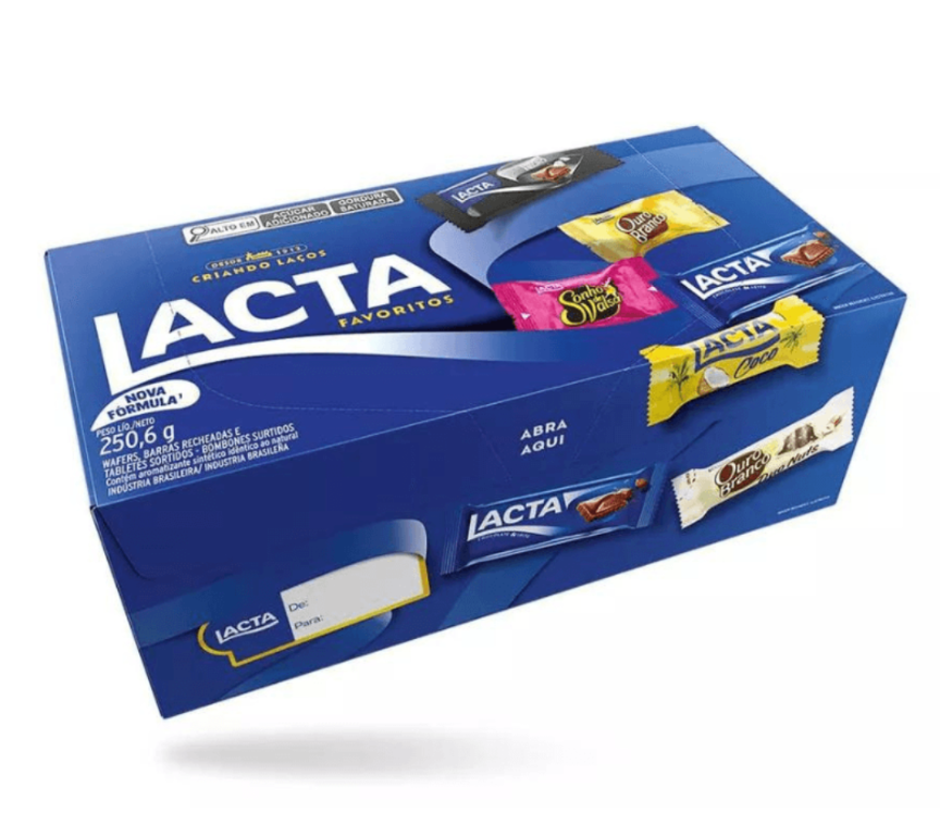 Caixa De bom bom Lacta 250,6g