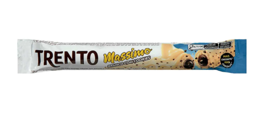Trento massimo branco com cookies 25g