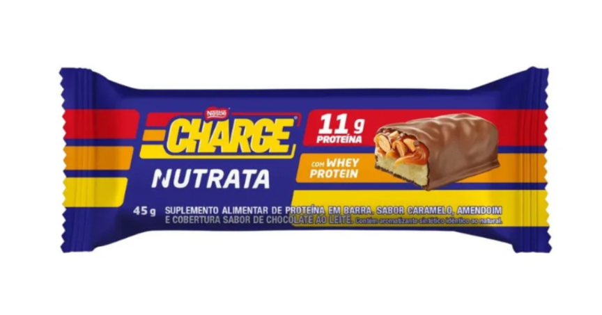 Barrinha de proteína charge nutrata 45g