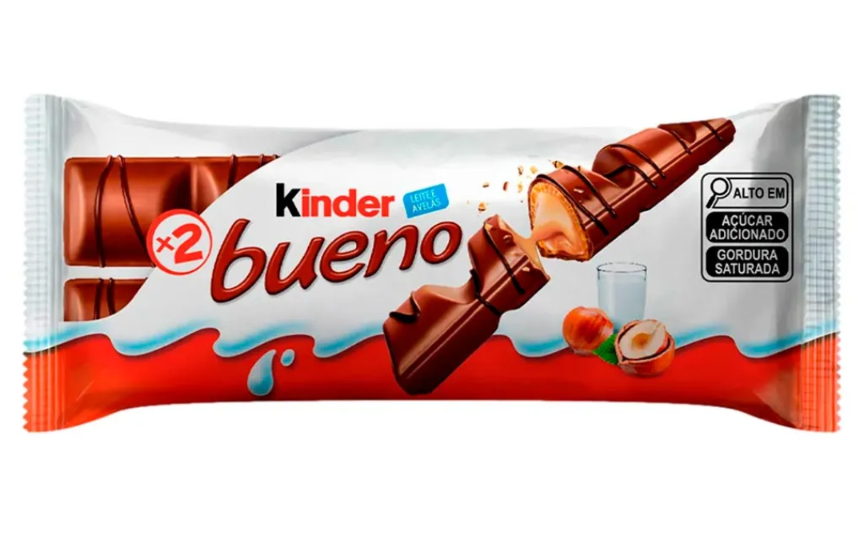 Kinder Bueno sabor com rech de avelãs 43g