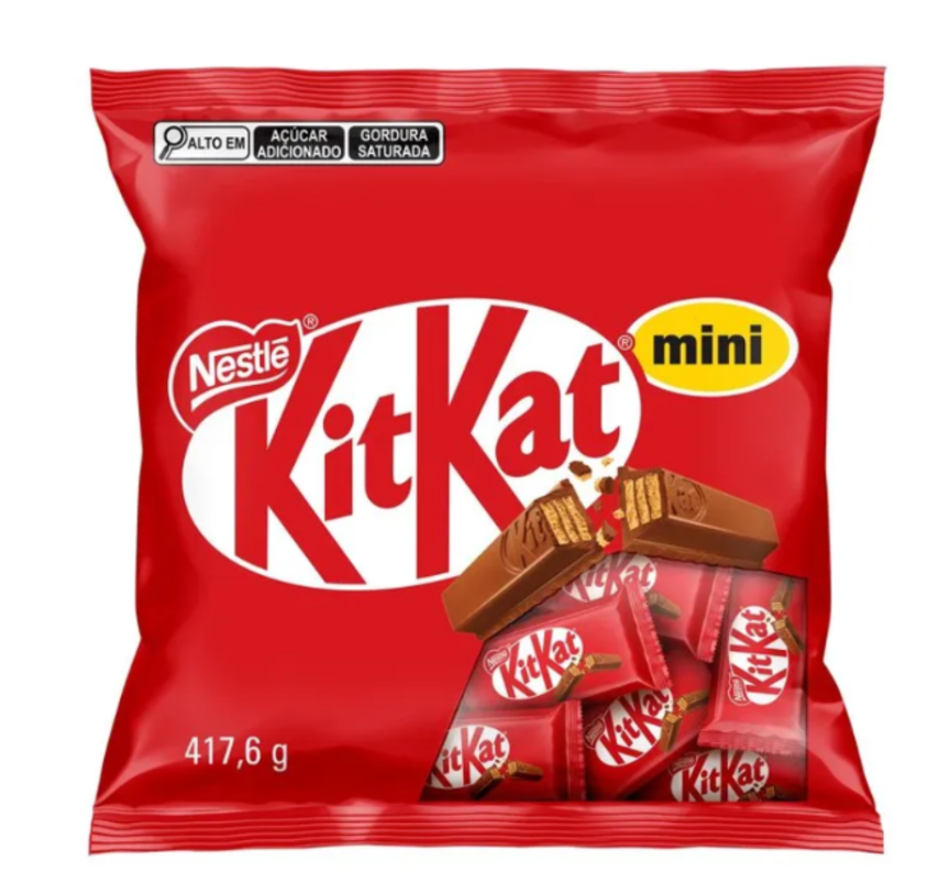 Embalagem grande mini kit kat 417,6g
