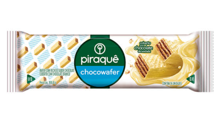 Piraquê chocowafer branco 100,8g