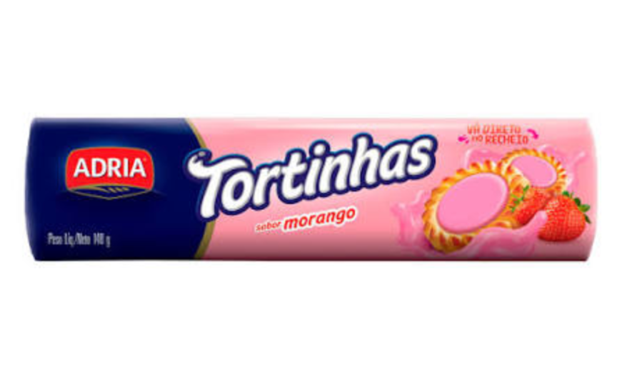 Tortinhas morango Adria 140g