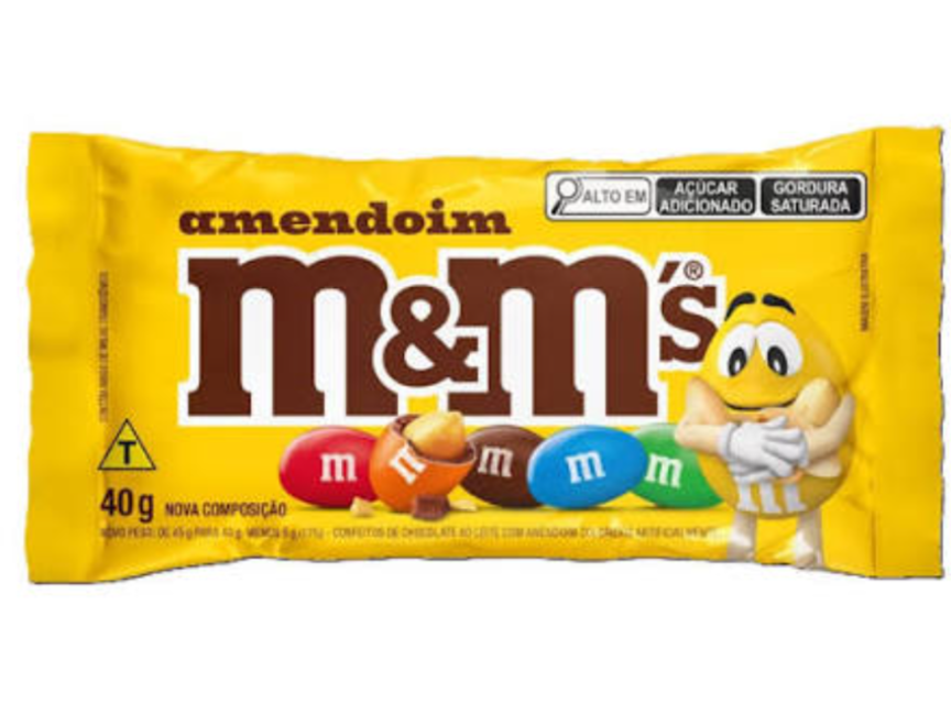 M&ms amendoin 40g