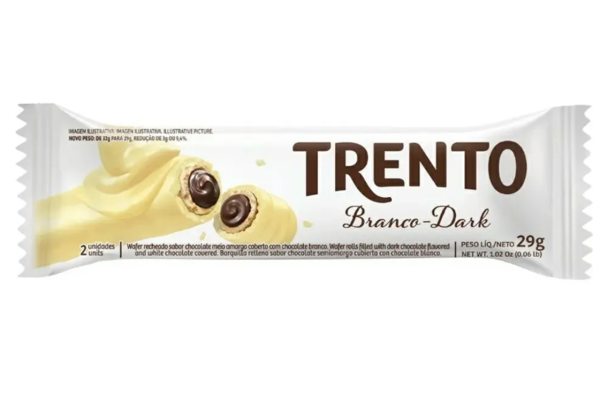 Trento sabor branco dark 29g