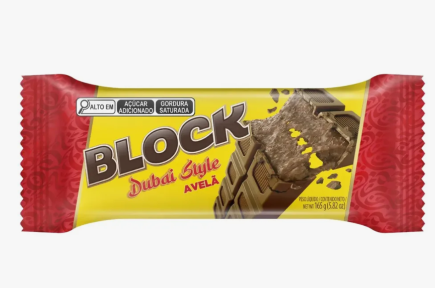 Block dubai avelã 165g