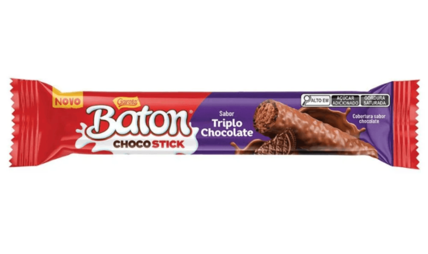 Baton choco stick sabor triplo chocolate 26g