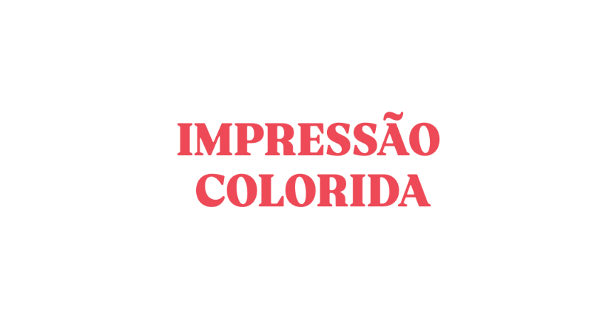 IMPRESSÃO COLORIDA (SIMPLES) EM FOLHA A4