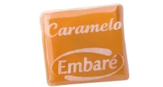 Bala de caramelo paçoca