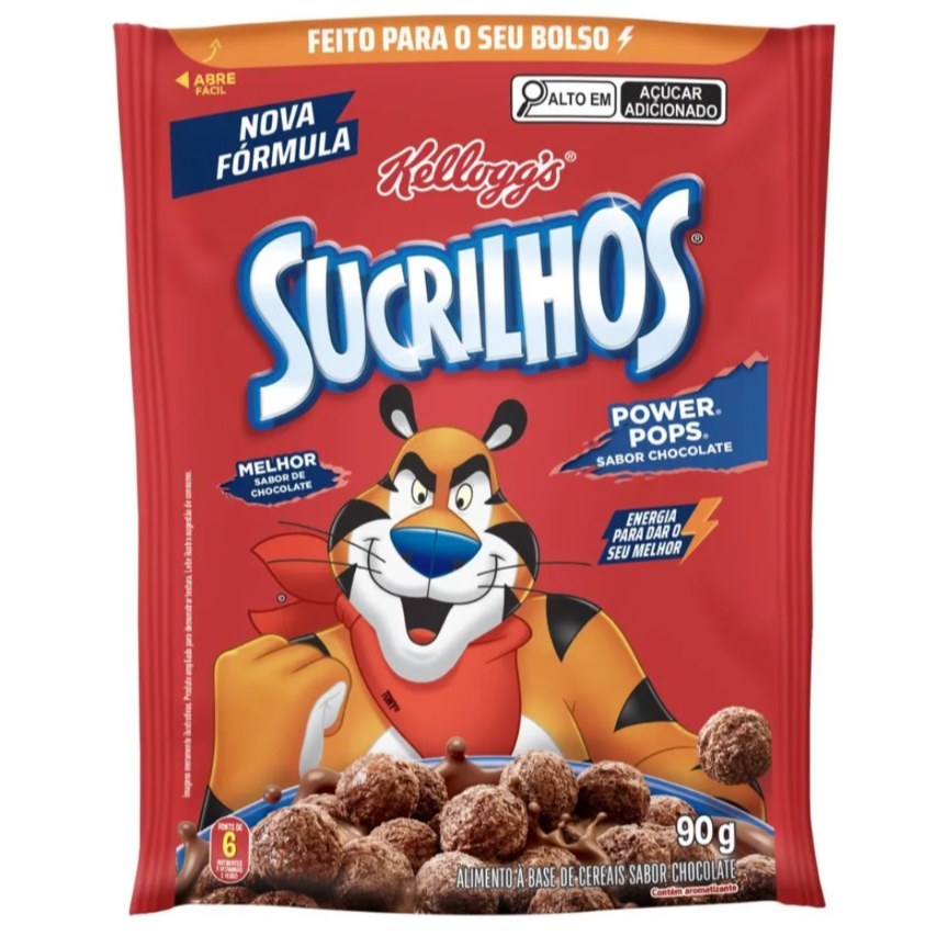Sucrilhos power pops 90g
