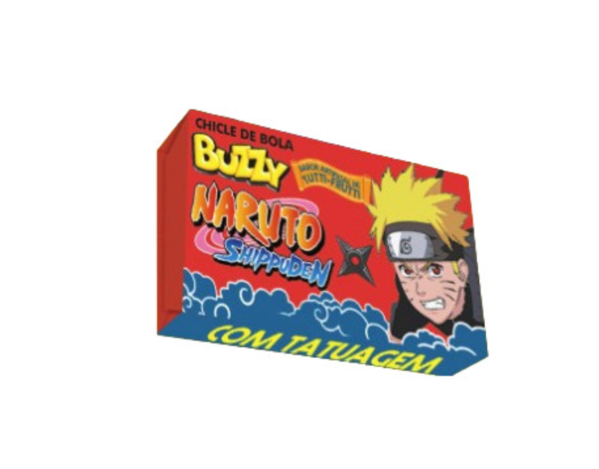 Chiclet do Naruto shippuden tutti fruti c/tatuagem
