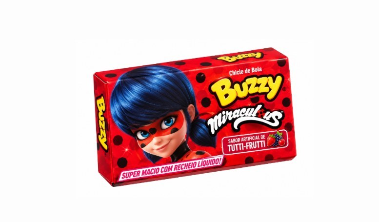 Chiclete miraculos lady bug Tutti Frutti