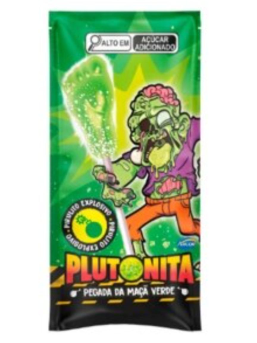 PIRULITO PLUTONITA MAÇÃ VERDE 5,5G