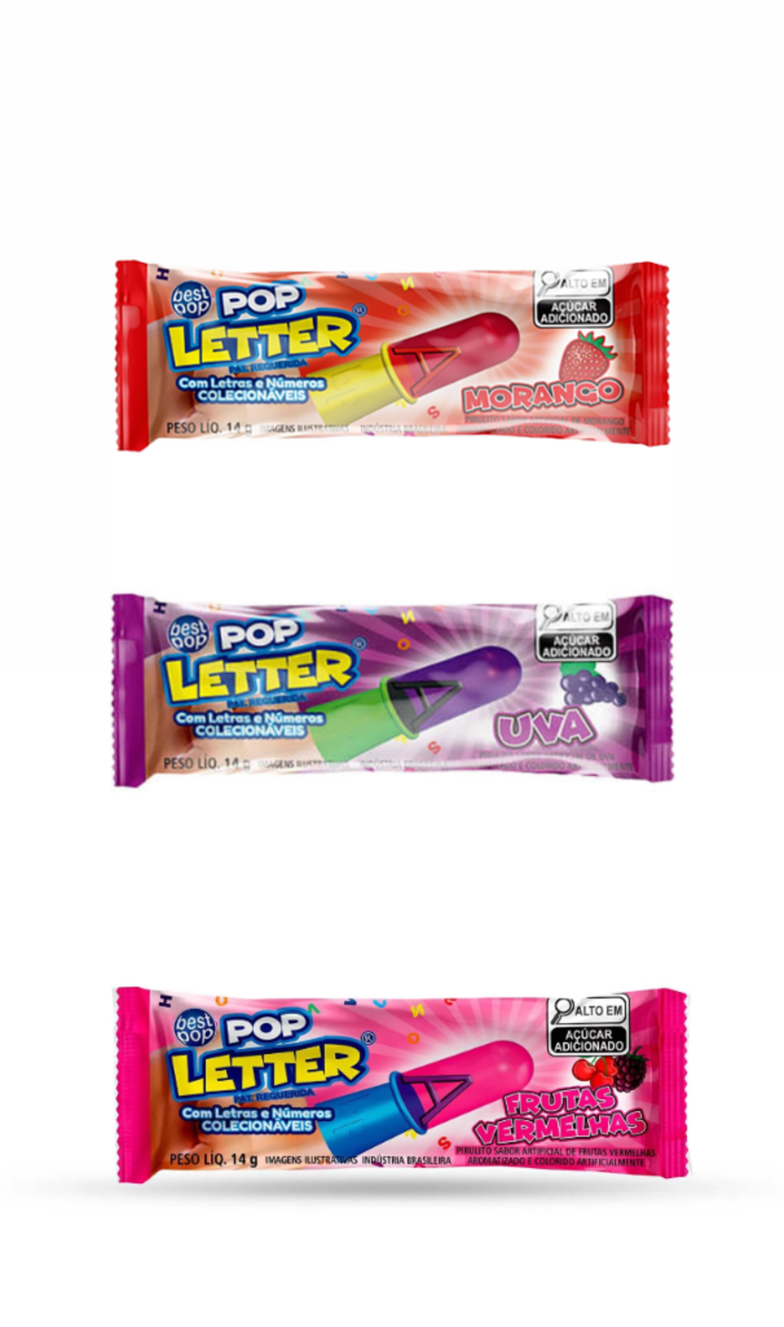 Pirulito Pop letter 14g