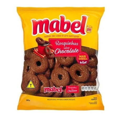 Rosquinha Mabel de chocolate 300g