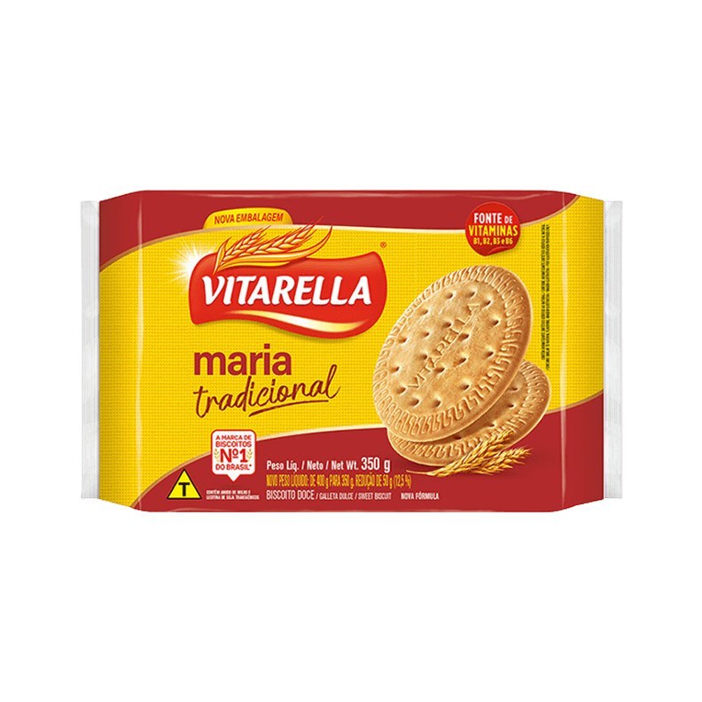 Biscoito maria vitarella tradicional 350g