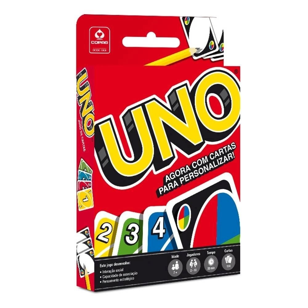 Uno vermelho e preto