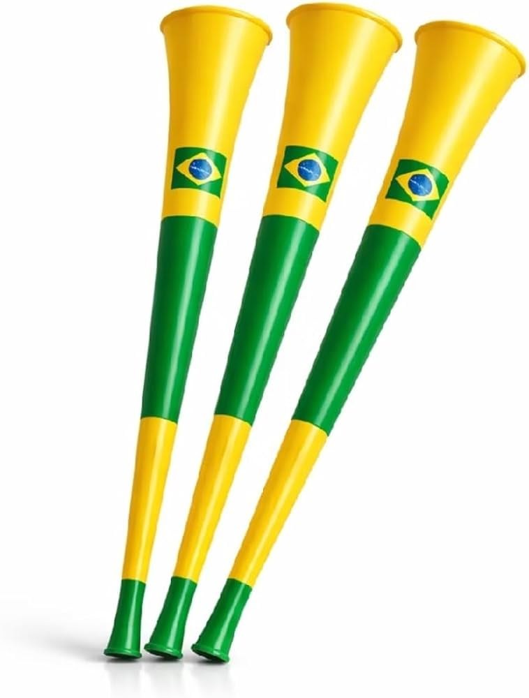 Corneta da copa com bandeira