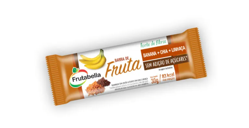 Bananada chia e linhaça frutabella 30g