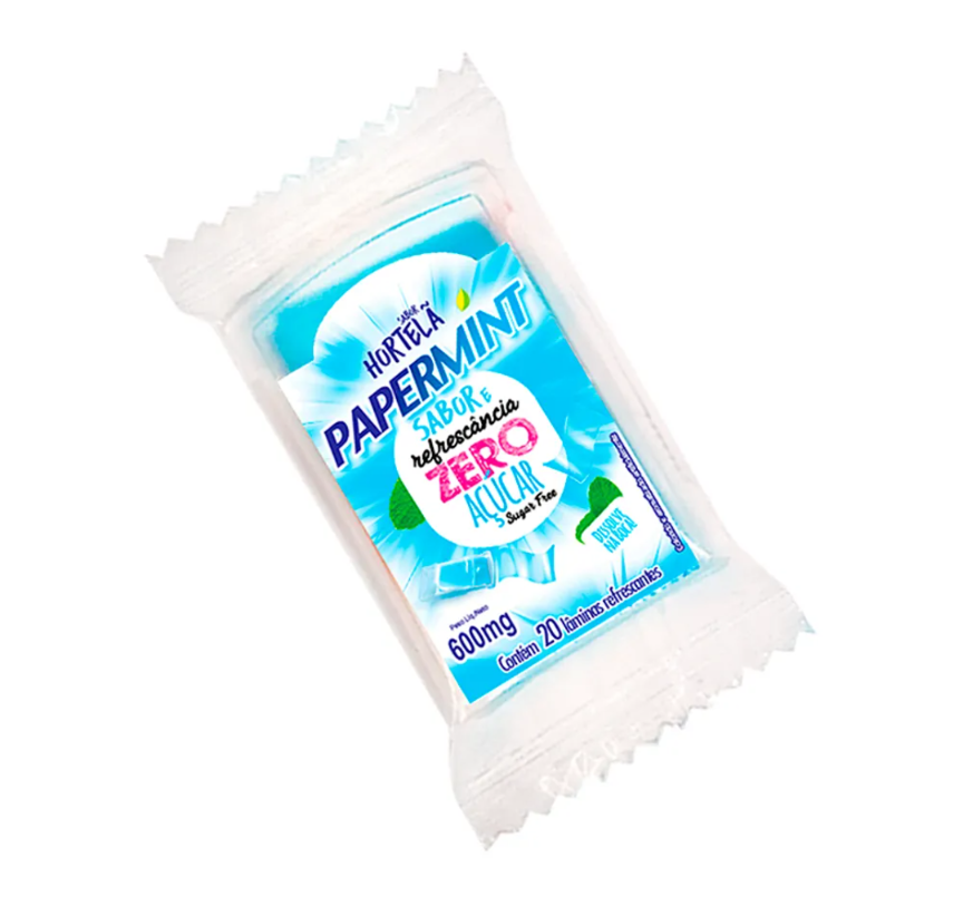Papermintg sabor hortelã 600mg