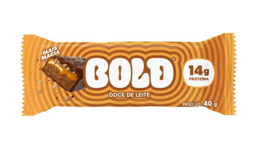 Barrinha de proteína bold doce de leite 40g