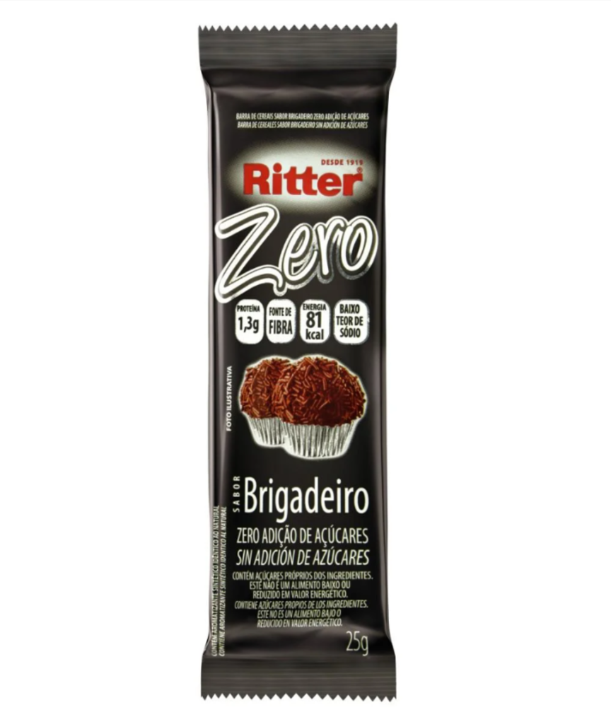 BARRINHA DE CEREAL RITTER DE BRIGADEIRO ZERO 22G