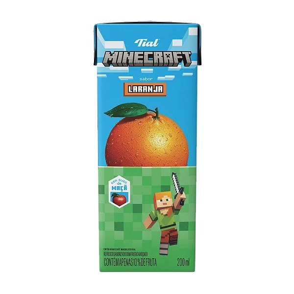 suco mainecraft sabor laranja 200ml