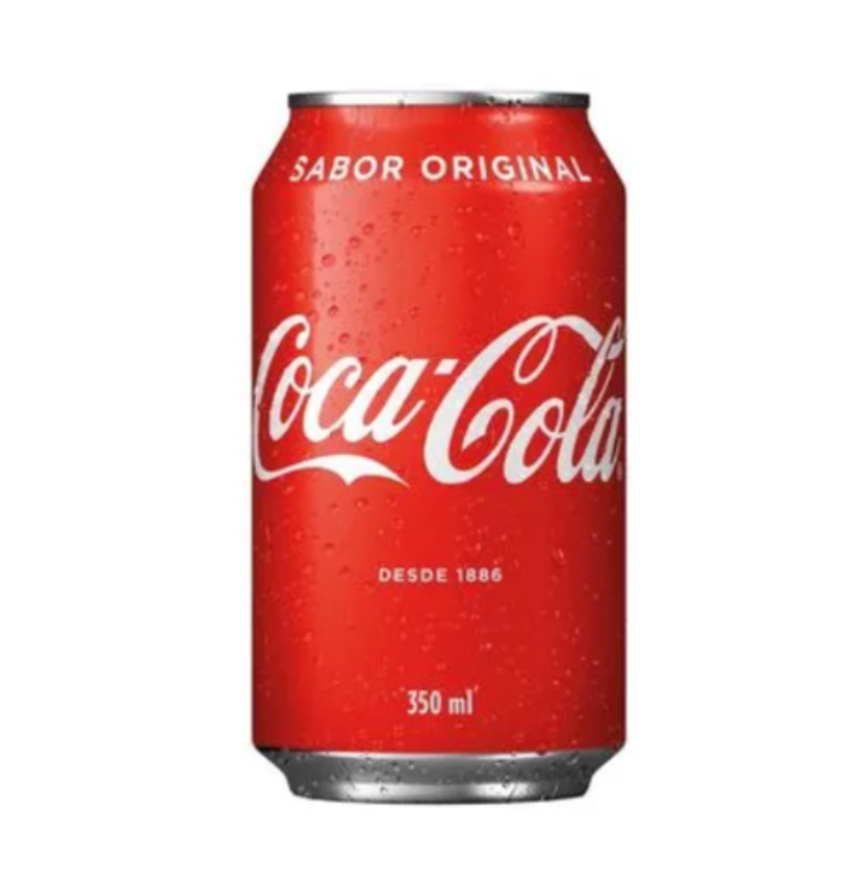 Coca cola em lata original 350ml