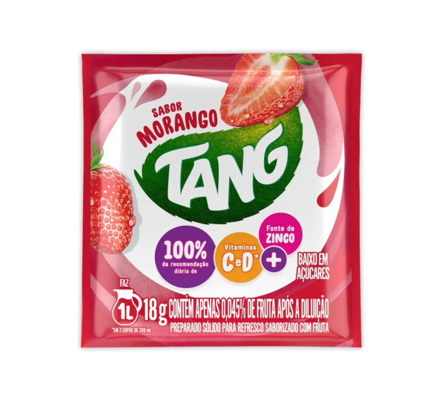 Refresco Tangue morango 18g