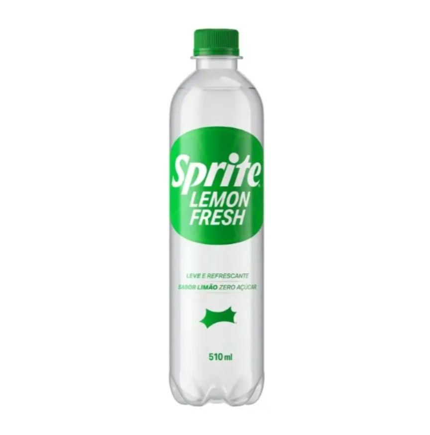 Água saborisada sprite lemon fresh 510ml