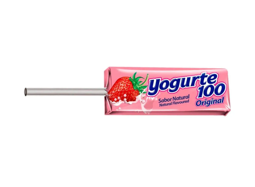 Pirulito mastigável Yogurte 100 original