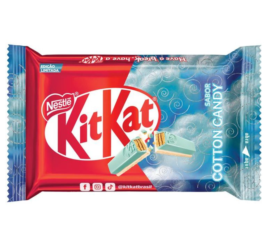 KIT KAT sabor cotton candy 41.5g