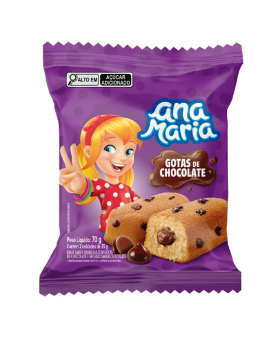 Ana maria gotas de chocolate 70g