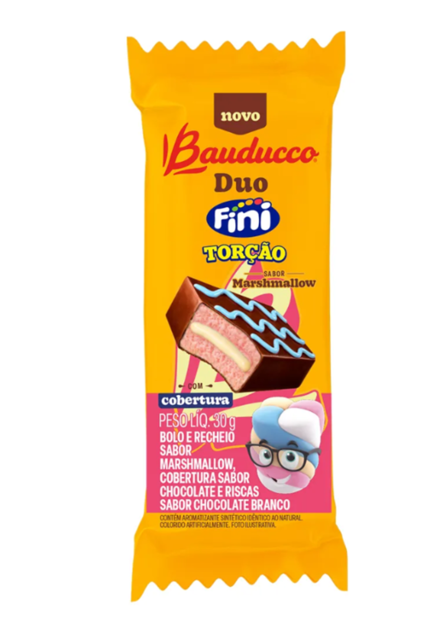 Bolinho bauducco fini duo torção 30g