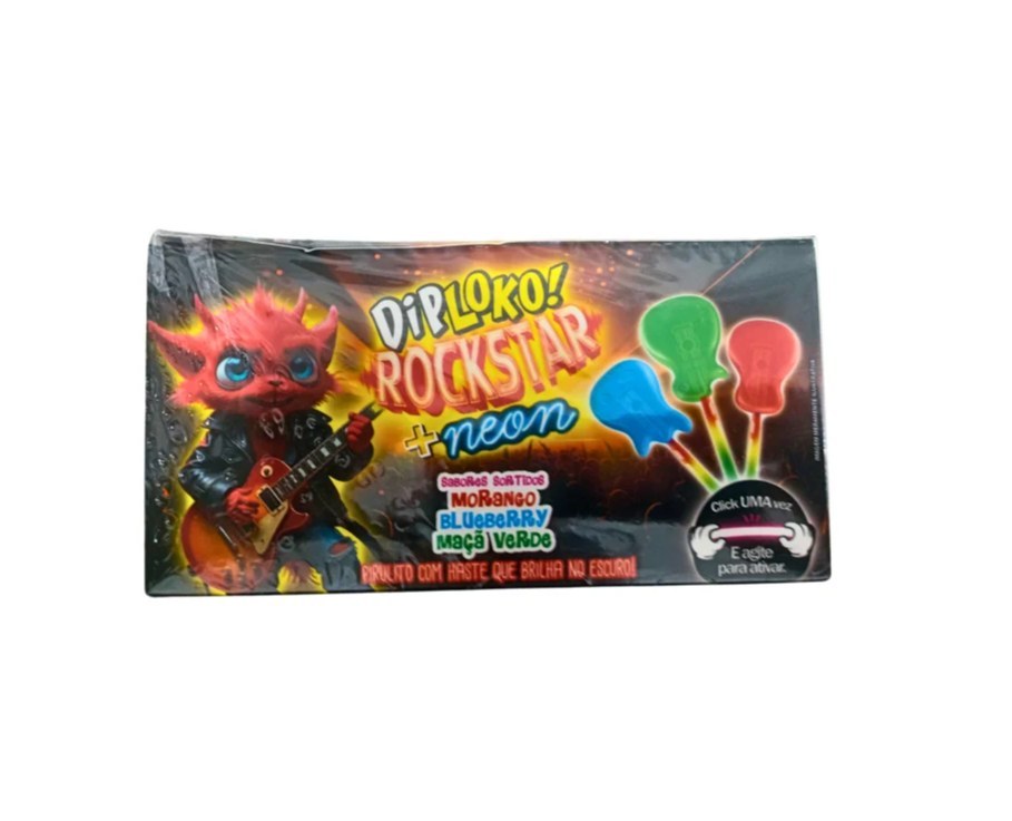 Pirulito Diploko rockstar + neon 10g