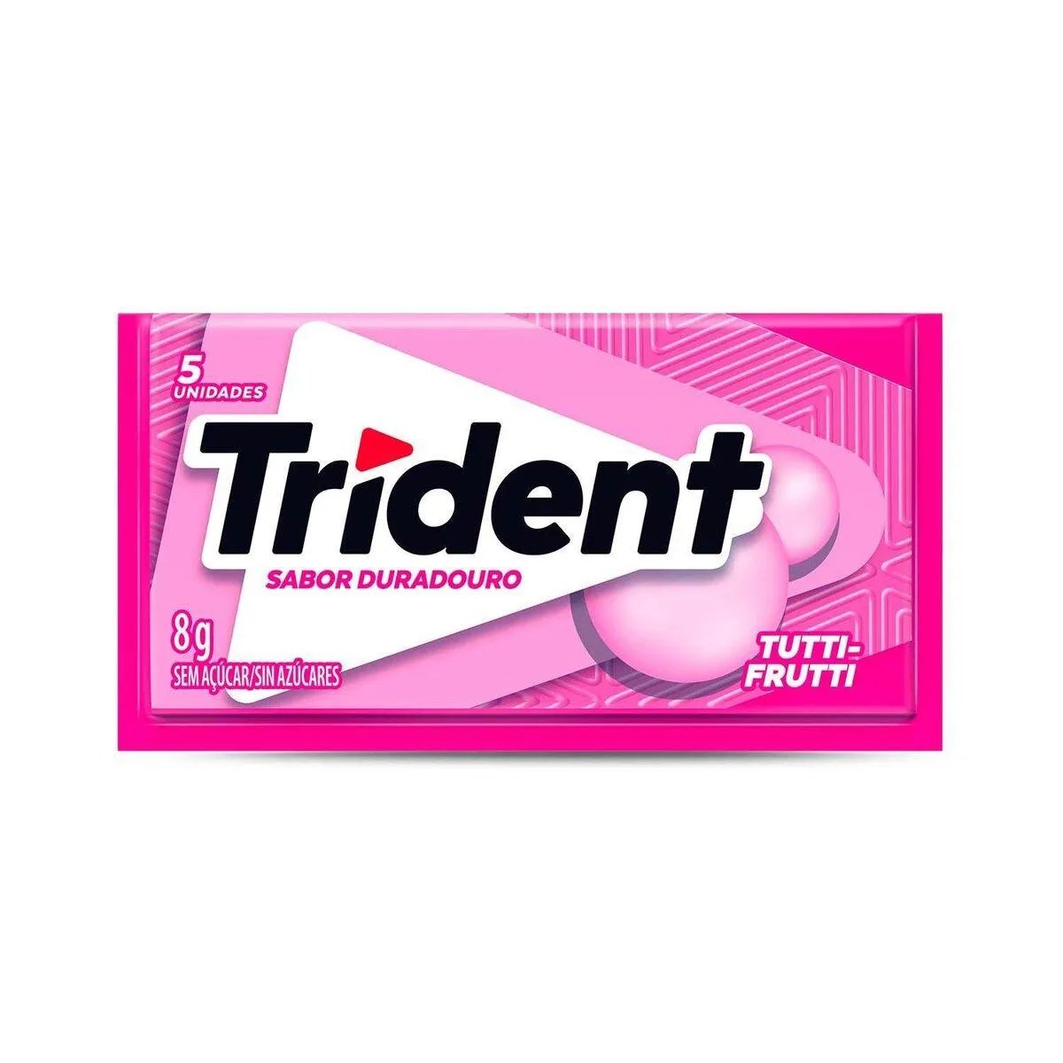 Trident sem açúcar tutti frutti 8g