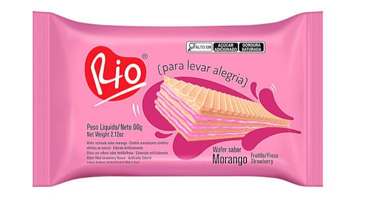 Wafe Rio Morango 60g