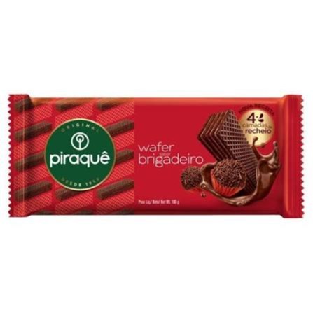 Wafer brigadeiro piraquê 100g