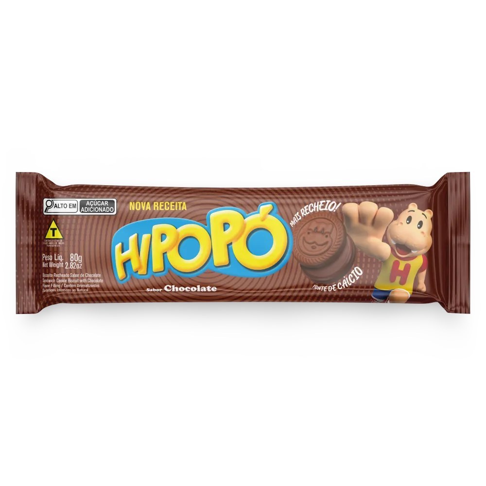 Bisc hipopo choc 80g