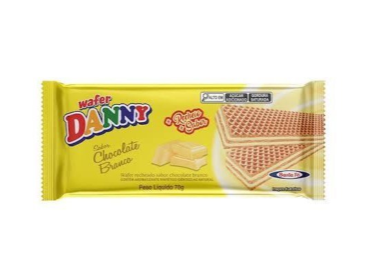 Wafer Danny choc branco santa fé 70g
