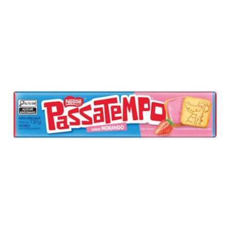 Bisc. Passatempo Morango 130g