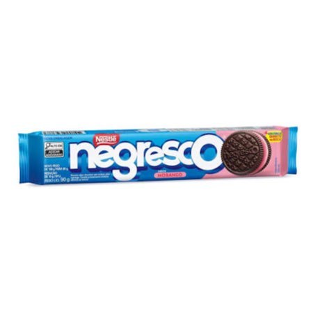 Bisc. rech Negresco de morango