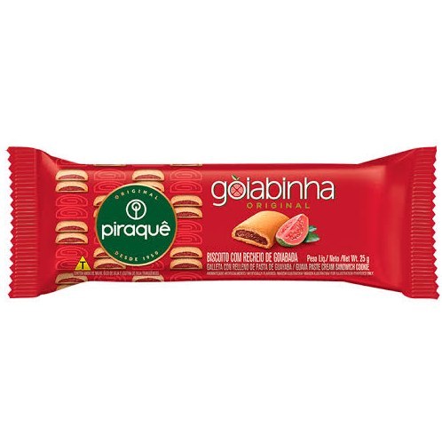 Biscoito goiabinha piraquê 25g