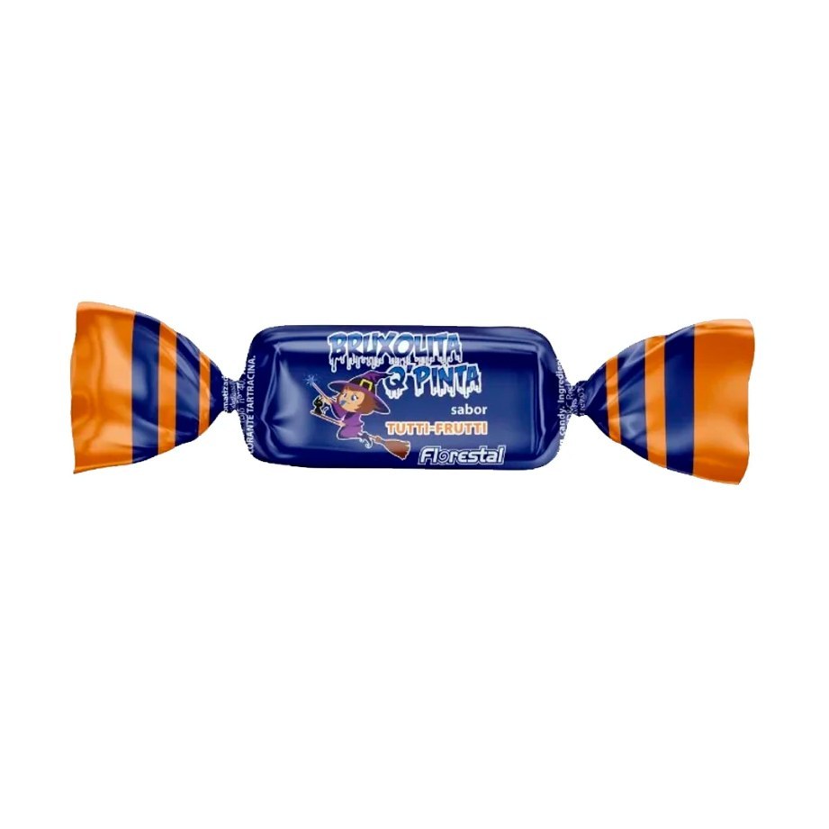 Bala bruxolita pinta lingua