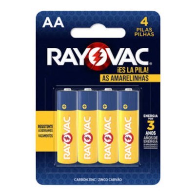 Pilhas AA Rayovac zinco
