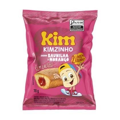 KIM kimzinho sabor baunilha e morango 70 (sem lactose)