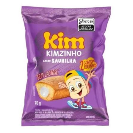 KIM kimzinho sabor baunilha 70g (sem lactose)