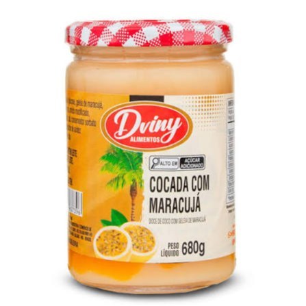 Dviny alimentos Doce de leite com maracujá 680g