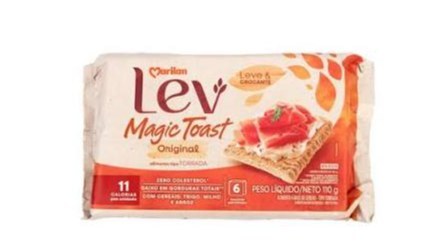 Torrada marilan lev magic toast Original 110g
